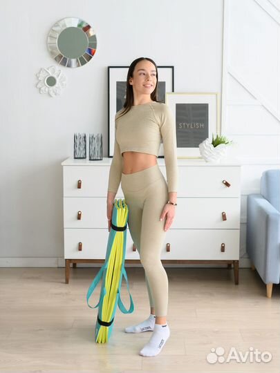 Спортивный коврик грязеотталкивающий лавандовый