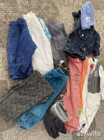 Детская одежда для мальчиков пакетом