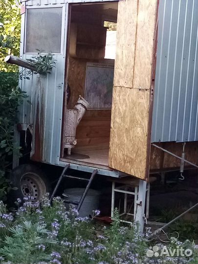 Пасечный дом на прицеп утепленный с печкой