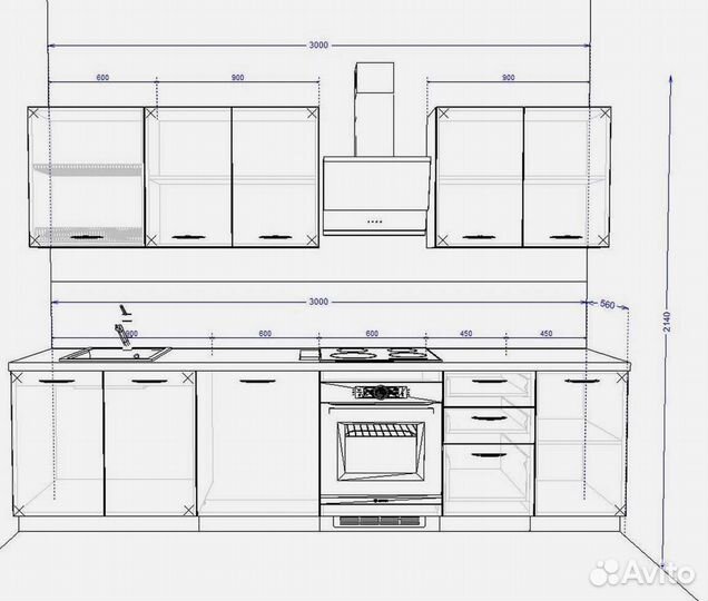 Кухонный гарнитрур напрямую от производителя