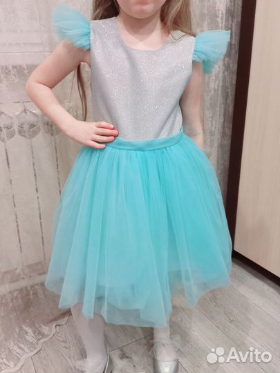 Платье для девочки 122-128