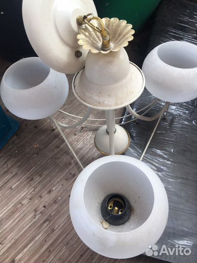 Люстра потолочная бу