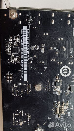 Видеокарта rx550 4g
