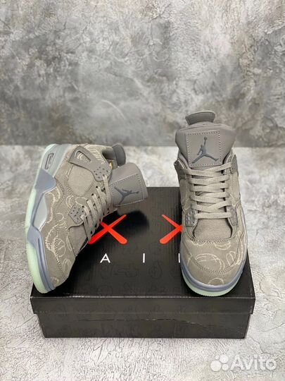 Новинка бежевые nike AIR jordan 4 premium