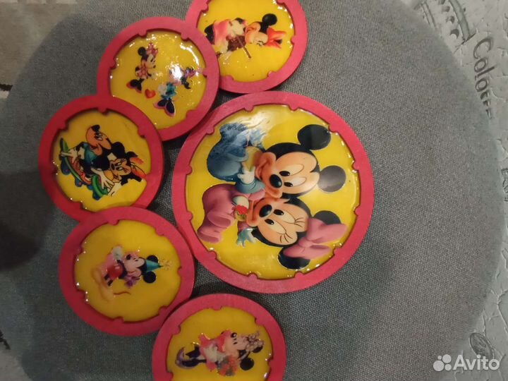 Подставочки с Микки Маусом