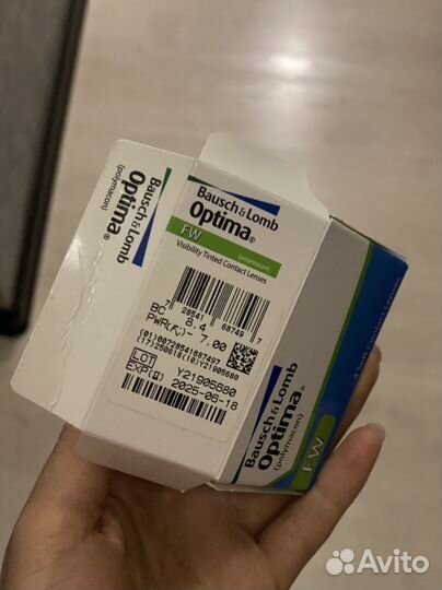 Линзы контактные