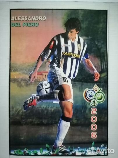 Футбол - карточки, наклейки, 6 штук