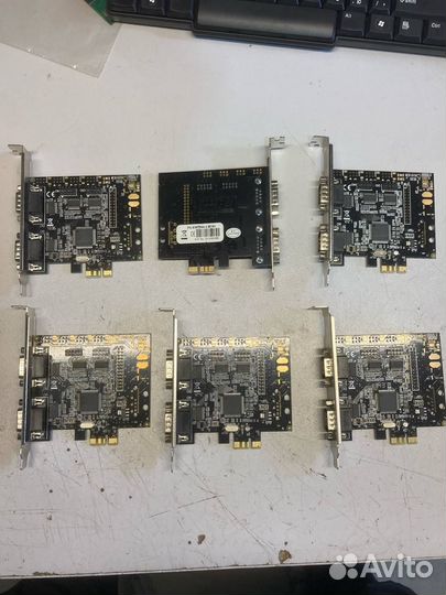 Плата расширения PCI-E to 4 RS232 (COM) порта