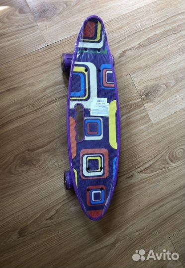 Скейт Пениборд светящийся