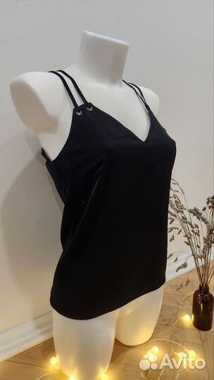 Топ женский нарядный вечерний на бретелях