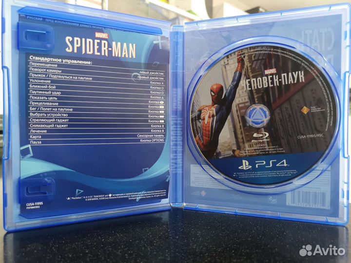 Marvel Человек - паук PS4 (Б/У)