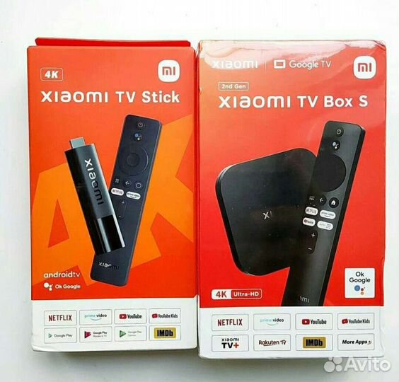 Приставка Xiaomi MI Box S 4K глобальная версия1и2