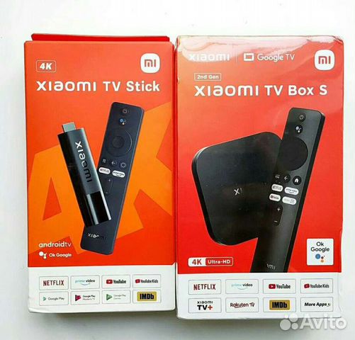Приставка Xiaomi MI Box S 4K глобальная версия1и2