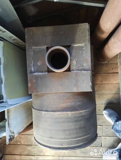 Печь для помещения из дисков