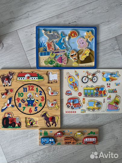 Развивающие игрушки пакетом