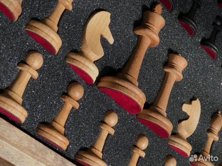 Шахматы ручной работы с индивидуальным рисунком