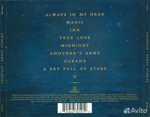 Coldplay - Ghost Stories (1 CD)