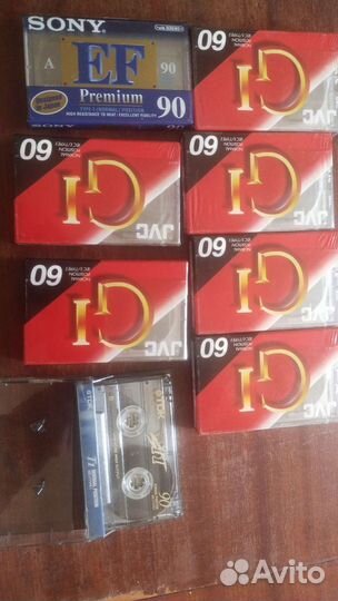Аудио кассеты JVC, sony