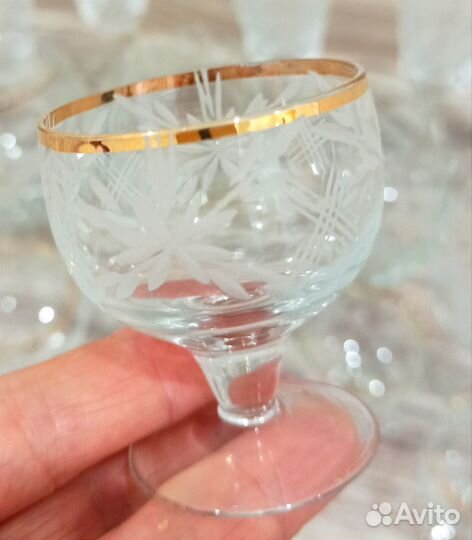 Фужеры хрустальные