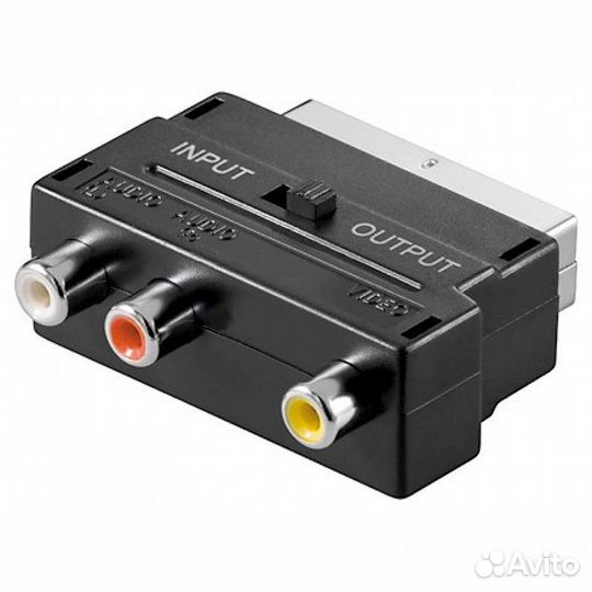 Scart (Скарт) переходники на 3RCA (тюльпан)