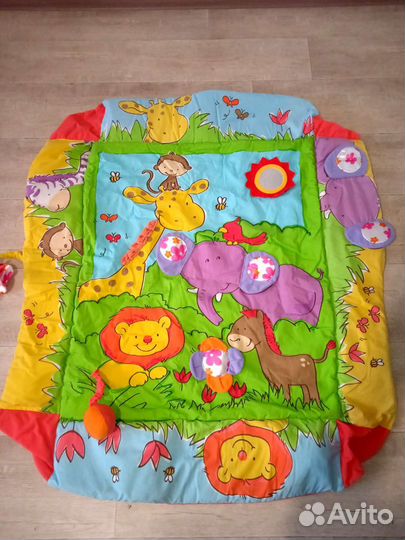 Развивающий коврик с дугами