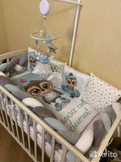 Детская кроватка Angela Bella Бьянка с матрасом