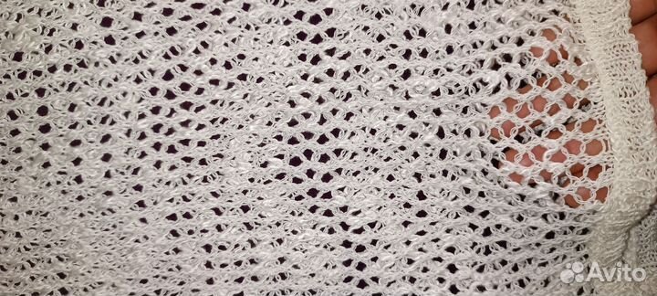 Свитер вязаный, джемпер паутинка