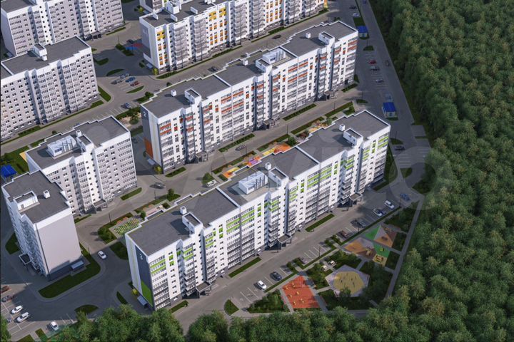 2-к. квартира, 53,8 м², 7/9 эт.