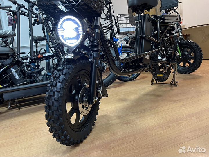 Электровелосипед Монстр 1200W. 20/30Ah. топ 2024