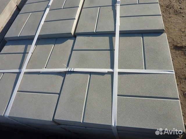 Тротуарная плитка вибролитая 12 кирпичей