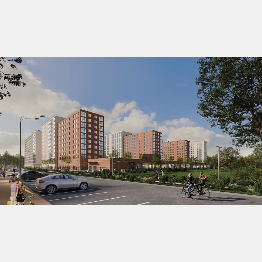 3-к. квартира, 59,8 м², 1/13 эт.