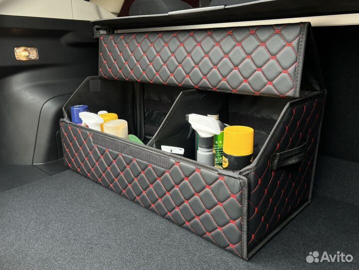 Органайзер большой Черный с красной строчкой