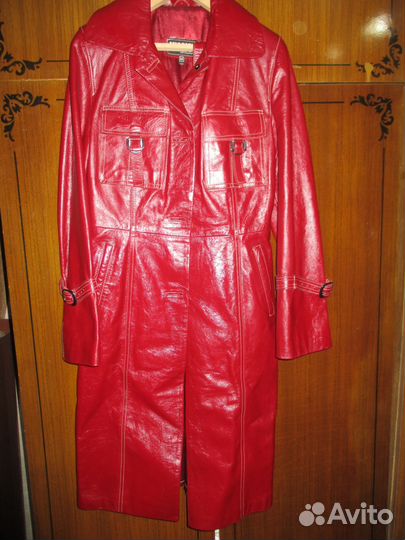 Кожаный плащ