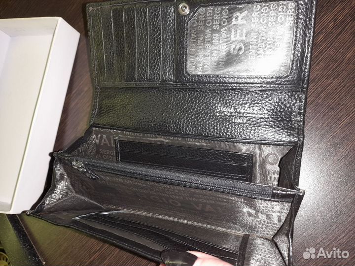 Кошелек женский натуральная кожа италия