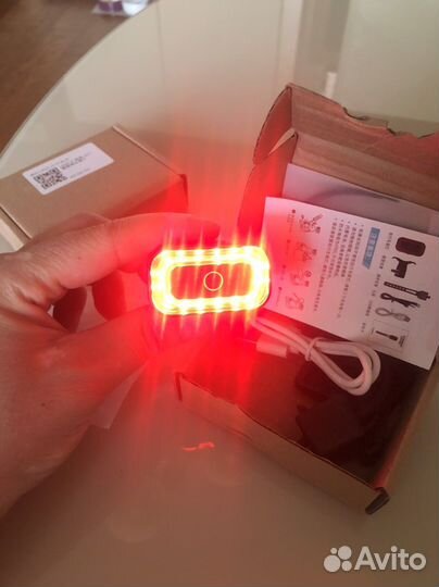 Велофонарь задний умный