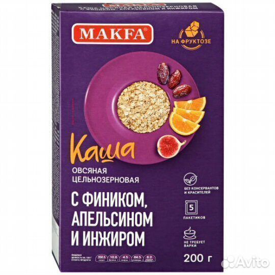Опт - Каша Makfa с Фиником, Апельсином и Инжиром 4