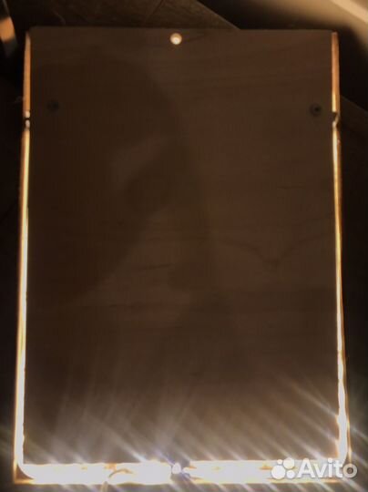 Картина светильник из эпоксидной смолы 