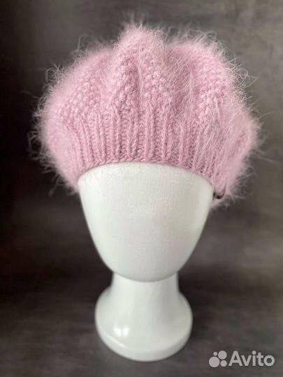 Комплект берет и варежки из пуха норки