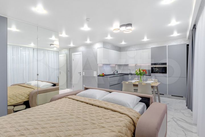 Квартира-студия, 42 м², 6/6 эт.