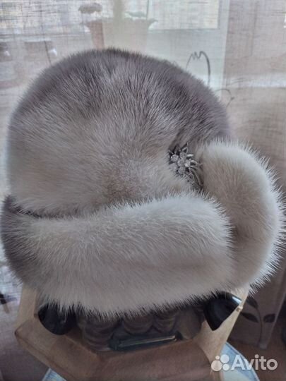 Шапка норковая женская
