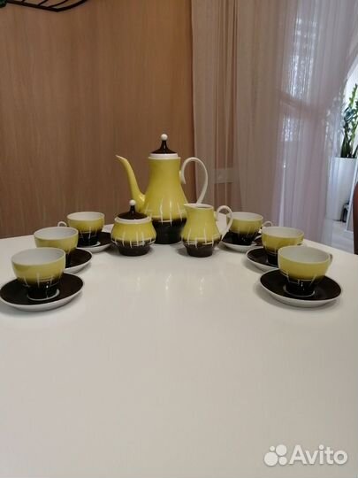 Кофейный сервиз kahla гдр СССР