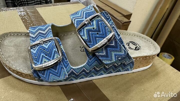 Пантолеты жен. 833-20 цв.голубой джинс (40)