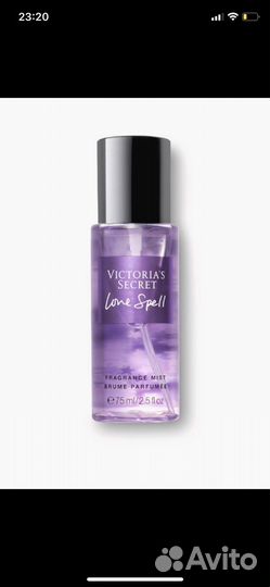 Victorias secret спрей для тела “Love spell”