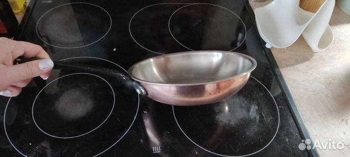 Сковорода gipfel стальная с медным дном