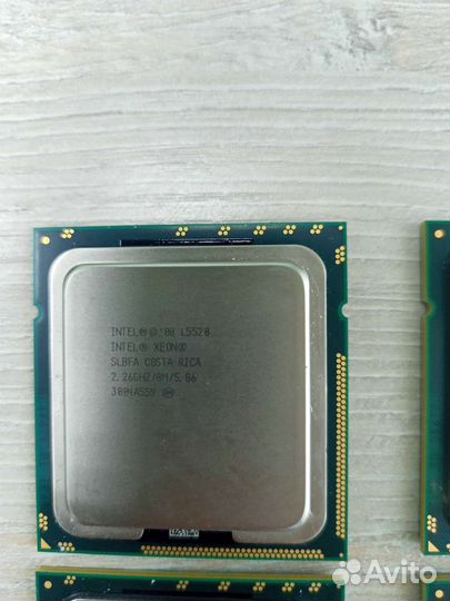 Процессоры Intel Xeon L5630 L5520