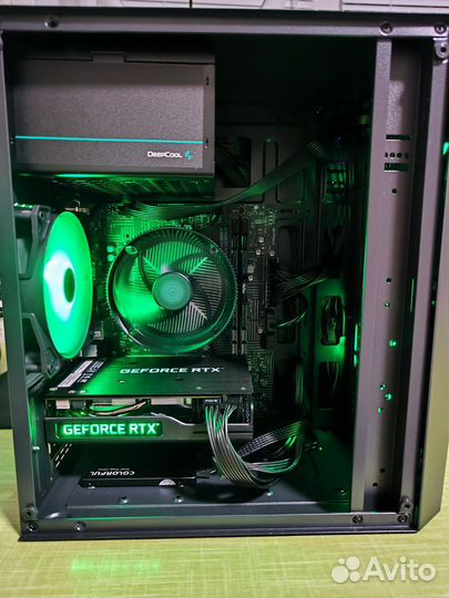 Игровой компьютер I3-10105F/RTX 3050/16 GB/512 SSD