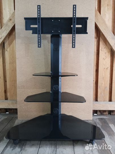 Стойка для телевизора напольная на колесах