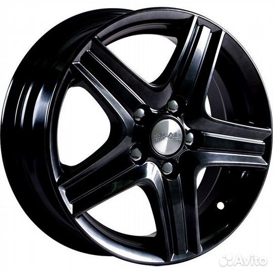 R14 4x98 5,5J ET38 D58,6 Скад Магнум Чёрный барxат
