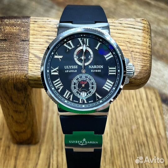 Часы мужские Ulysse Nardin Marine каучук, 44 мм