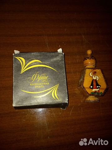 Компактная пудра и духи масло Болгарская роза